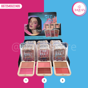 RUBOR RIBIABEAUTY FIT ME DOBLE CHARM BLUSH NO.RB2240