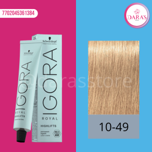 TINTE IGORA 60GR 10-49 RUBIO PLATINO BEIGE VIOLETA