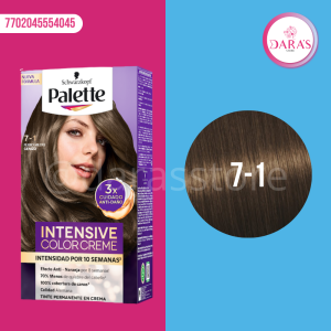 TINTE PALETTE 50ML INTENSIVE COLOR CREME 7-1 RUBIO MEDIO CENIZO