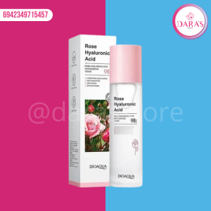 TONICO BIOAQUA 100ML FACIAL ROSE ACIDO HIALURONICO