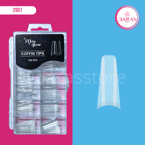 UÑAS ACRILICAS MAXGLOWS 100PIEZAS COFFIN TIPS