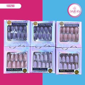 UÑAS PRESS ON NAIL FAIRY OJO DE GATO ALMOND