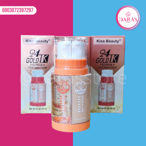 BASE KISS BEAUTY 35ML PRIMER 24 GOLD TK 2 EN 1 NO.68361