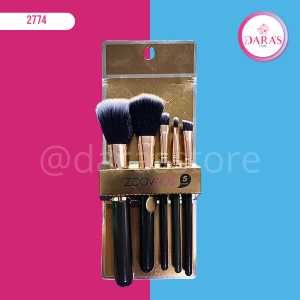 BROCHA DE MAQUILLAJE 05PIEZAS ZOOV NO.CP-5