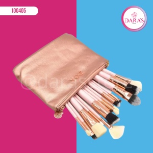 BROCHA DE MAQUILLAJE 15PIEZAS ZOCVA CARTERA