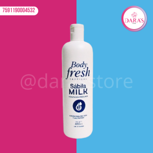 CREMA BODY FRESH 480ML CORPORAL SABILA MILK