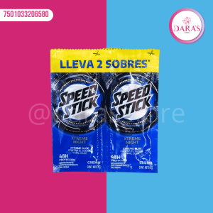 DESODORANTE SPEED STICK 18GR XTREME NIGHT 2 EN 1