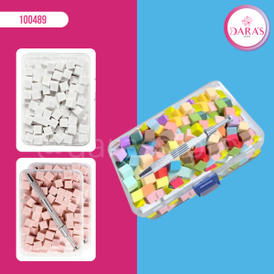 ESPONJA DE DIFUMINAR 100PIEZAS CON PINZA