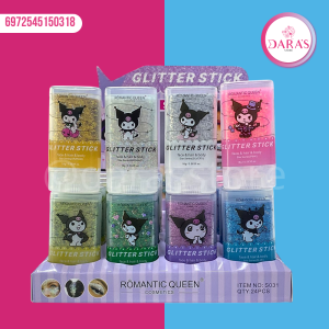 GLITTER ROMANTIC QUEEN 16GR EN BARRA KUROMI NO.S031