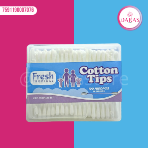 HISOPO FRESH TROPICAL 100PIEZAS COTTON TIPS