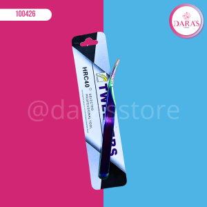 PINZA DE PESTAÑA TWEEZERS CURVA HRC40