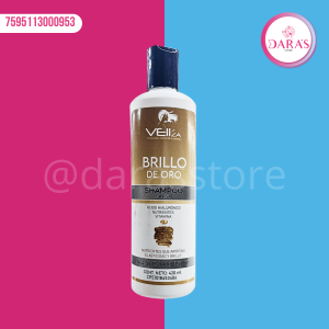 SHAMPOO VELLZA 420ML BRILLO DE ORO