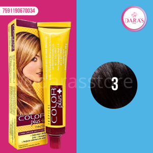 TINTE COLOR PLUS 60GR 3 CASTAÑO OSCURO