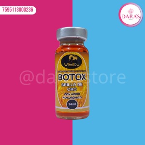 AMPOLLA VELLZA 14ML BOTOX BRILLO DE ORO