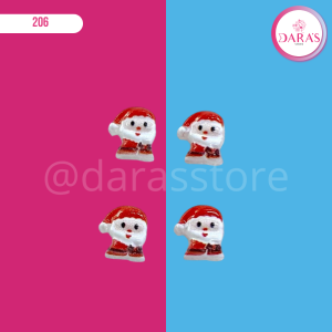 DIJE DE UÑAS 10PIEZAS NAVIDA N.1