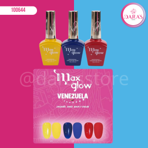 ESMALTE MAXGLOW 15ML COLECCION VENEZUELA