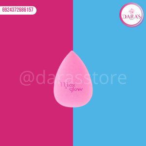 ESPONJA DE MAQUILLAJE MAXGLOW (BIURI BLENDER)