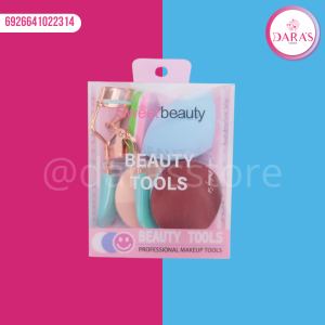 KIT 07PIEZAS SWEETBEAUTY BORLA, ESPONJA Y RIZADOR NO.BX-2231