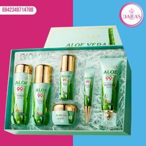KIT BIOAQUA 440ML SKIN CARE ALOE VERA