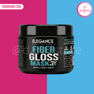 MASCARILLA ELEGANCE 500GR FIBER GLOSS MASK 3X