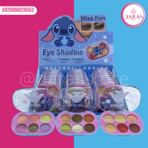 PALETA DE SOMBRA 06TONOS MISS FON 5GR STITCHS NO.EY52
