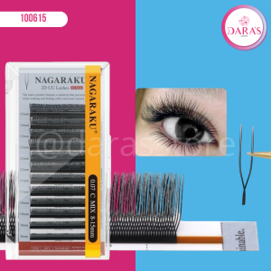 PESTAÑAS NAGARAKU PELO A PELO 8-15MIX-0.07D 2D UU