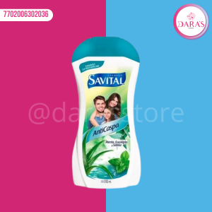 SHAMPOO SAVITAL 510ML ANTICASPA MENTA, EUCALIPTO Y SABILA