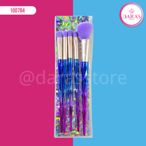 BROCHA DE MAQUILLAJE 05PIEZAS TORNASOL DIAMANTE