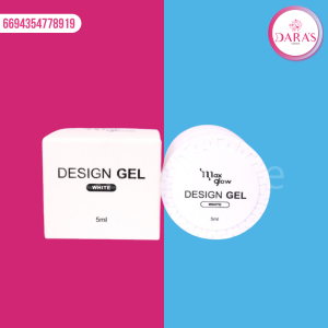 DECO GEL MAXGLOW 5ML BLANCO (DESING GEL)