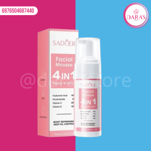 ESPUMA FACIAL SADOER 150ML 4 EN 1