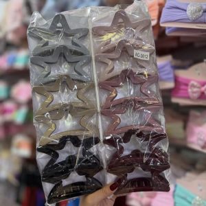 GANCHETA DE CABELLO NO.AC-3612 ESTRELLA