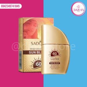 PROTECTOR SOLAR SADOER 30GR GOLDEN COLLAGEN 60SPF