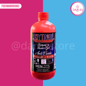 SHAMPOO SOYTRIBU 500ML MEN ANTICAIDA (MINOXIDIL Y BIOTINA)