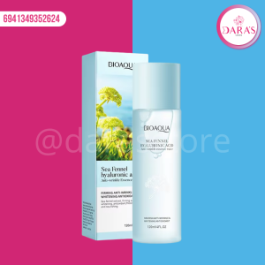 TONICO FACIAL BIOAQUA 120ML SEA FANNEL ACIDO HIALURONICO