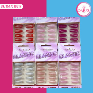 UÑAS PRESS ON MERRYCOLOR CLASSIC COFFIN REFLECTIVA