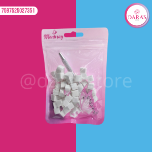 ESPONJA DE DIFUMINAR 50PIEZAS MONBRAY CON PINZA NO.MO-2735