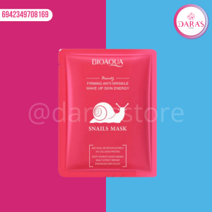 MASCARILLA FACIAL BIOAQUA 25GR SNAILS (BABA DE CARACOL)