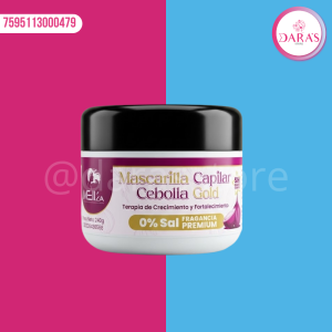 MASCARILLA VELLZA 240GR CEBOLLA GOLD
