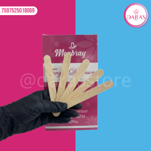 PALETA DE MADERA 100PIEZAS MONBRAY PARA CERA NO.MO-1806