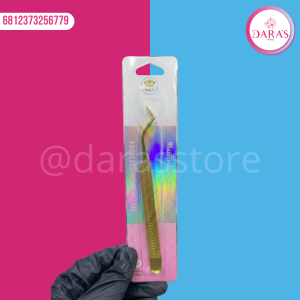 PINZA DE PESTAÑA M&Y TIPO FENIX DORADO PROFESIONAL CLASSIC