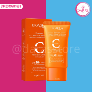 PROTECTOR SOLAR BIOAQUA 50GR VITAMINA C 50SPF