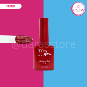 ESMALTE MAXGLOW 10ML CHRISTMAS RED CAT EYE (OJO DE GATO)