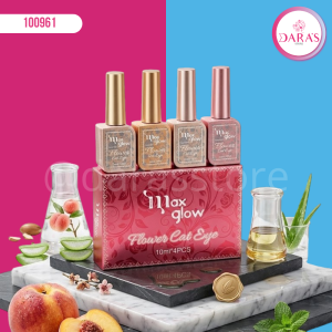 ESMALTE MAXGLOW 10ML COLECCION FLOWER CAT EYE