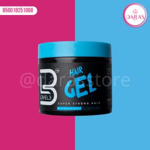 GEL FIJADOR L3VEL3 500ML HAIR GEL (GELATINA)